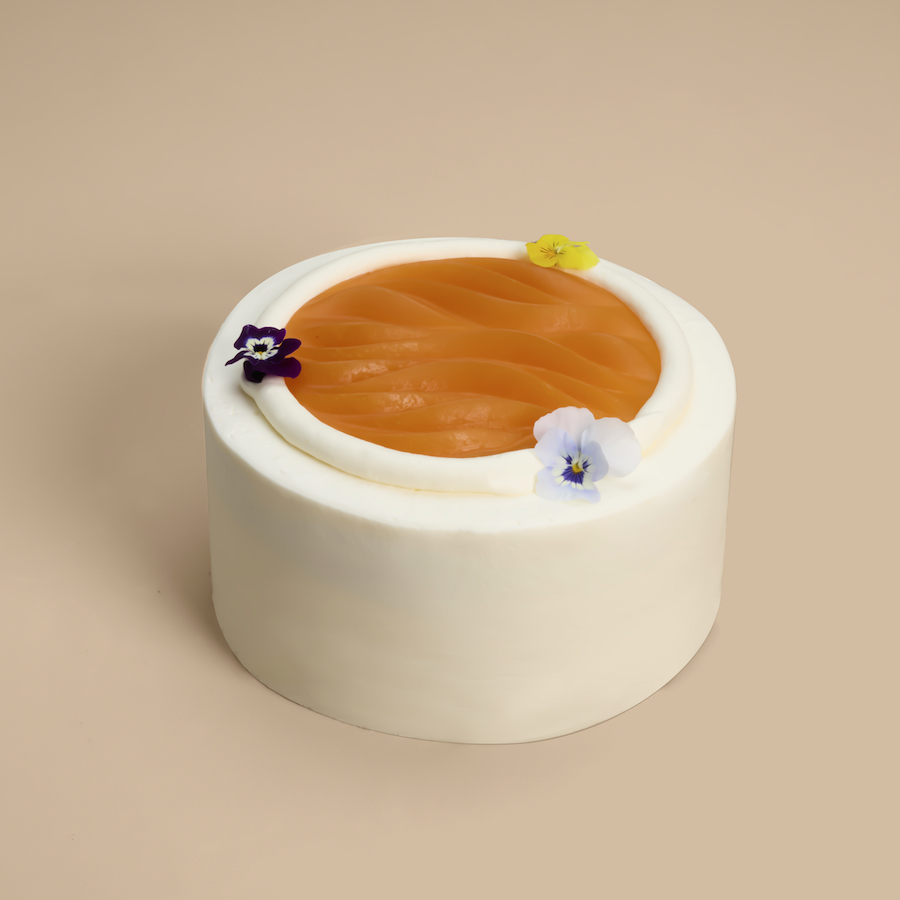 Apricot Chiffon w/ Earl Grey Rice Pudding