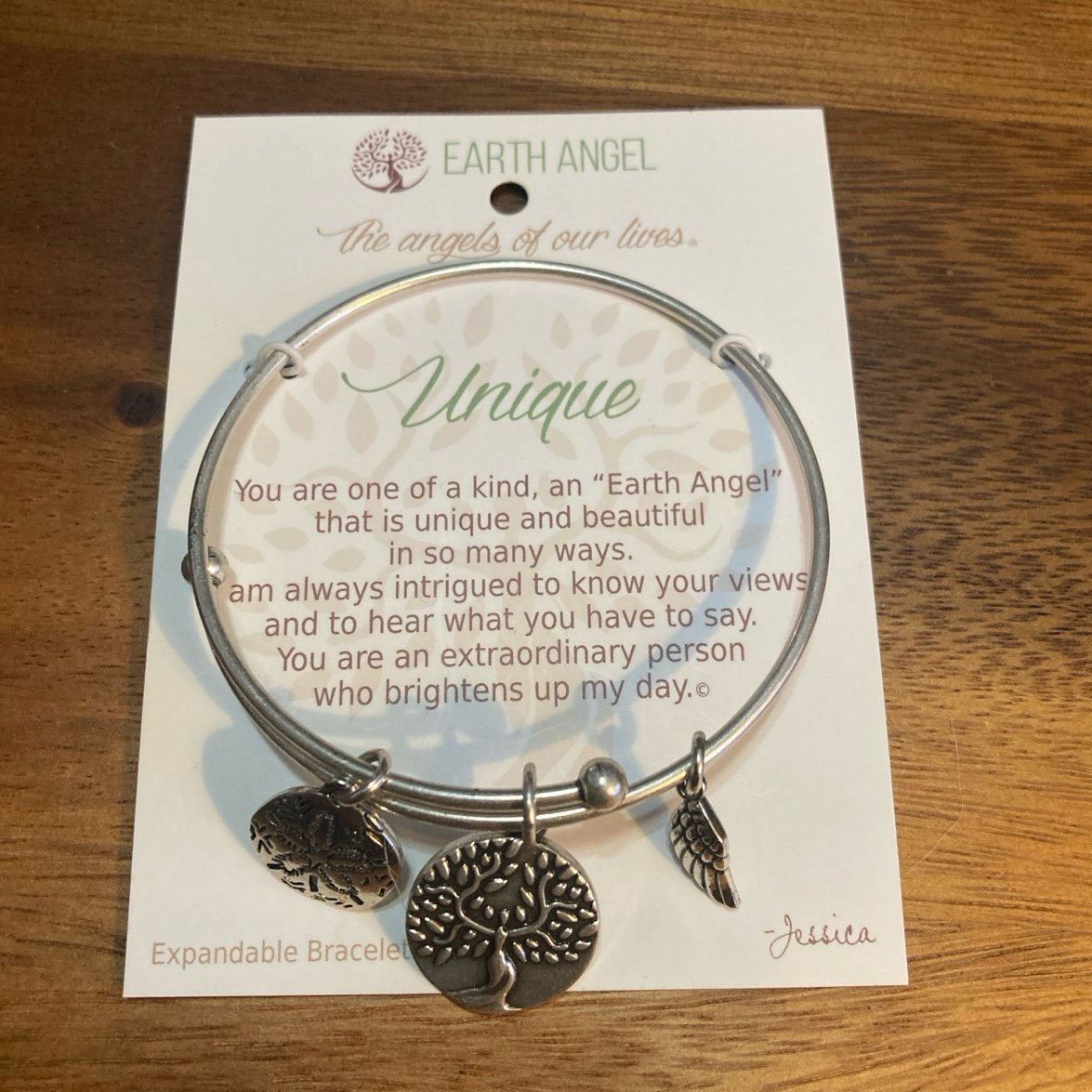 EARTH ANGEL UNIQUE Expandable Bracelet in Original box