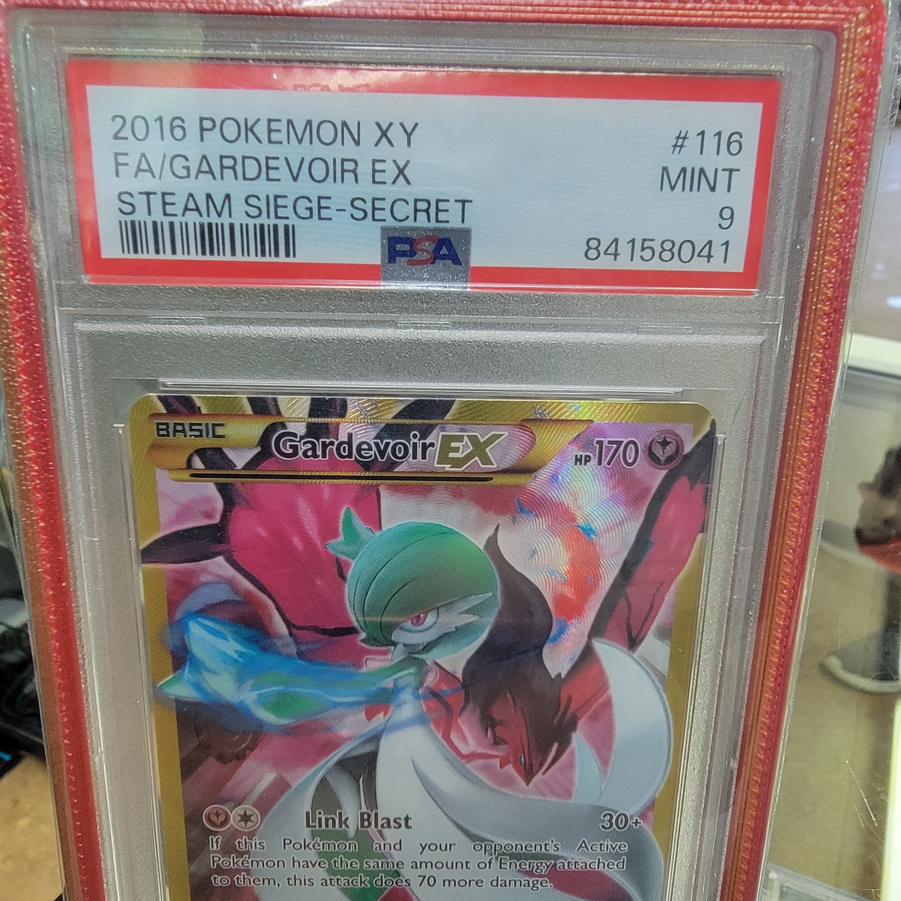 Psa 9 Gardevoir EX Steam Siege Secret Rare Graded Card