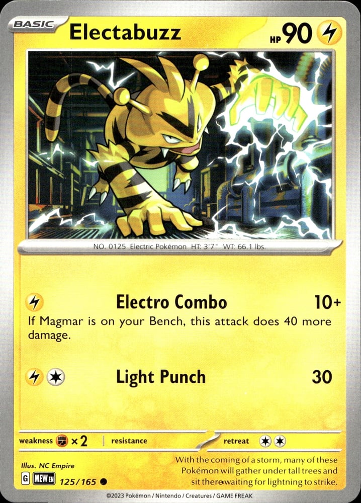 Electabuzz - SV03.5 125/165