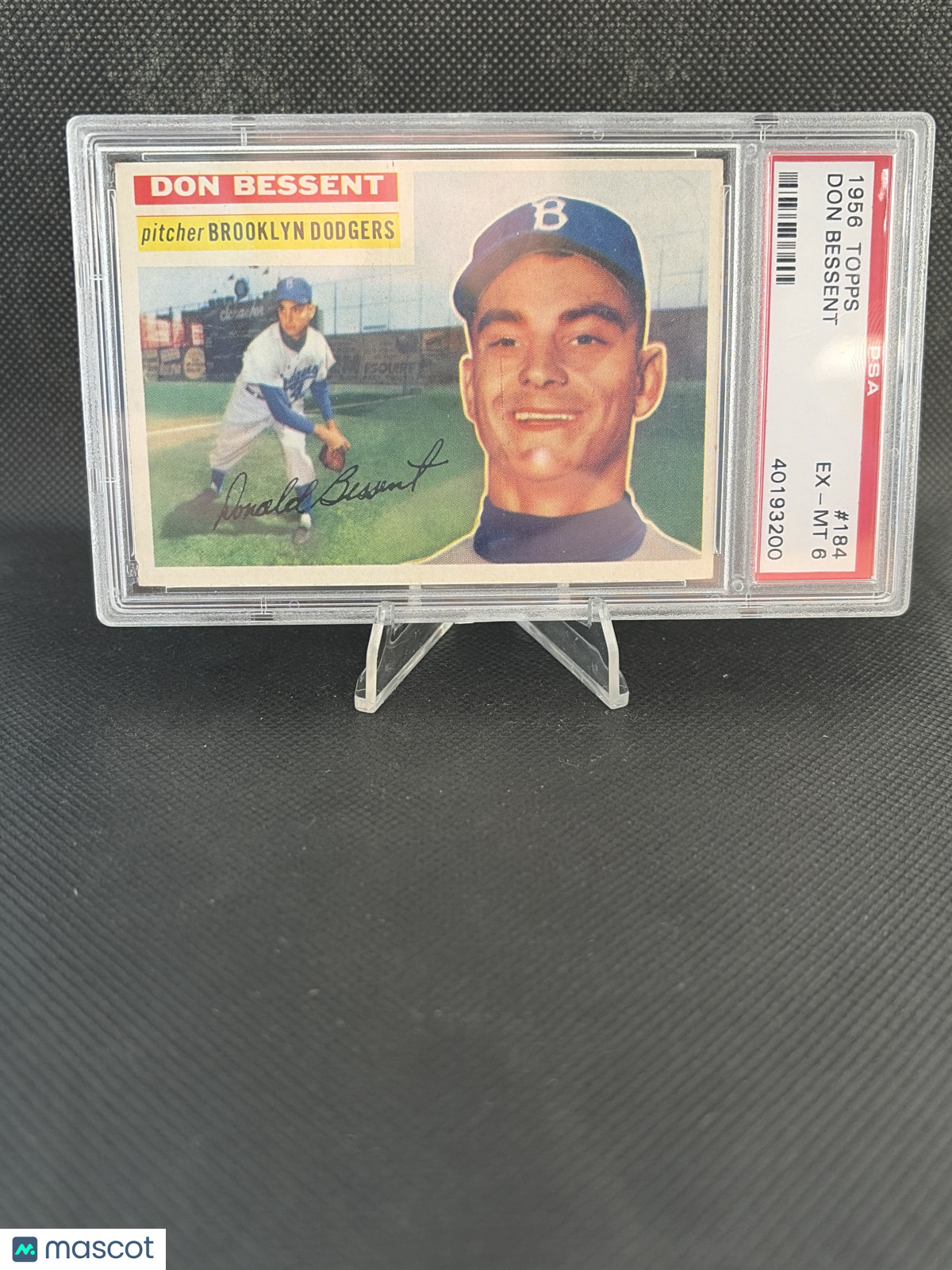 1956 Topps Don Bessent #184 PSA 6