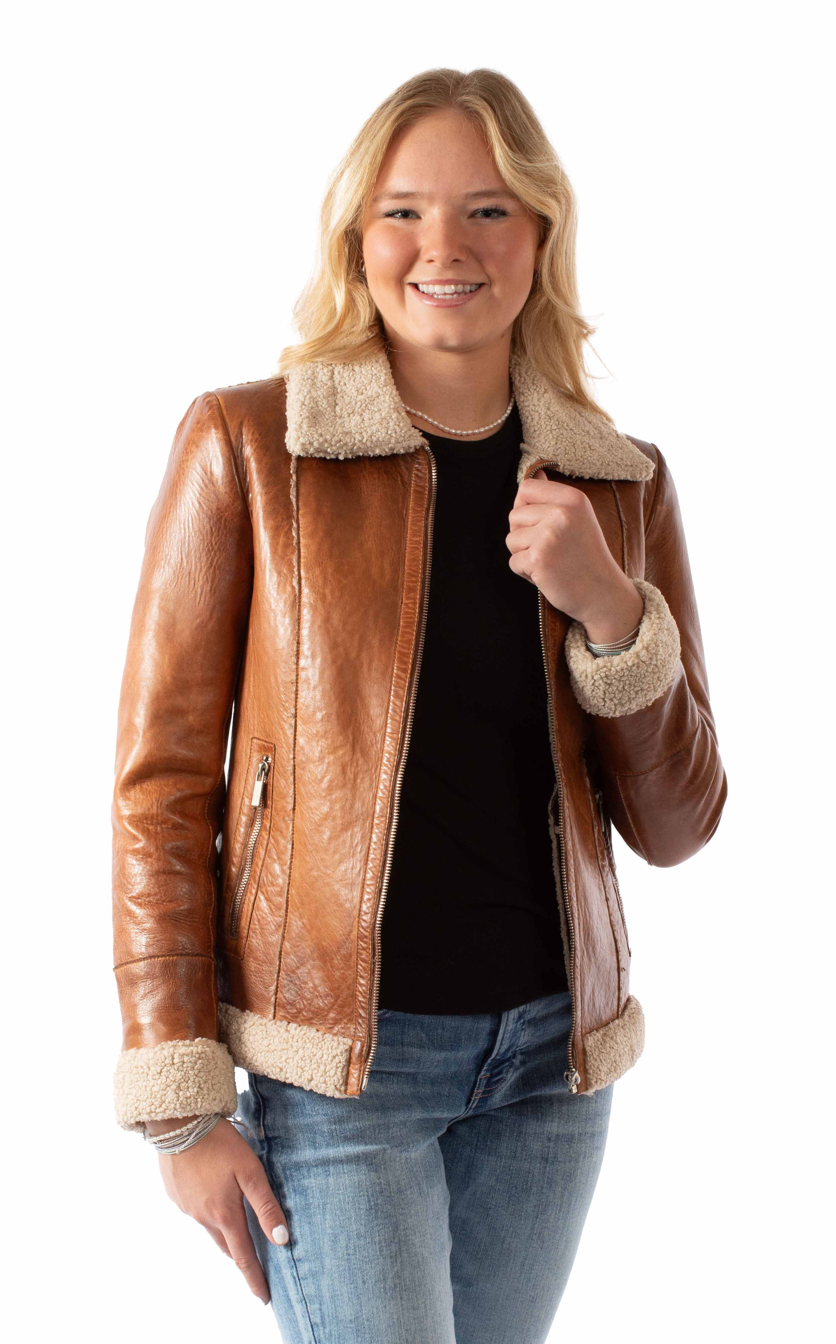 LADIES ZIP FRONT JACKET L