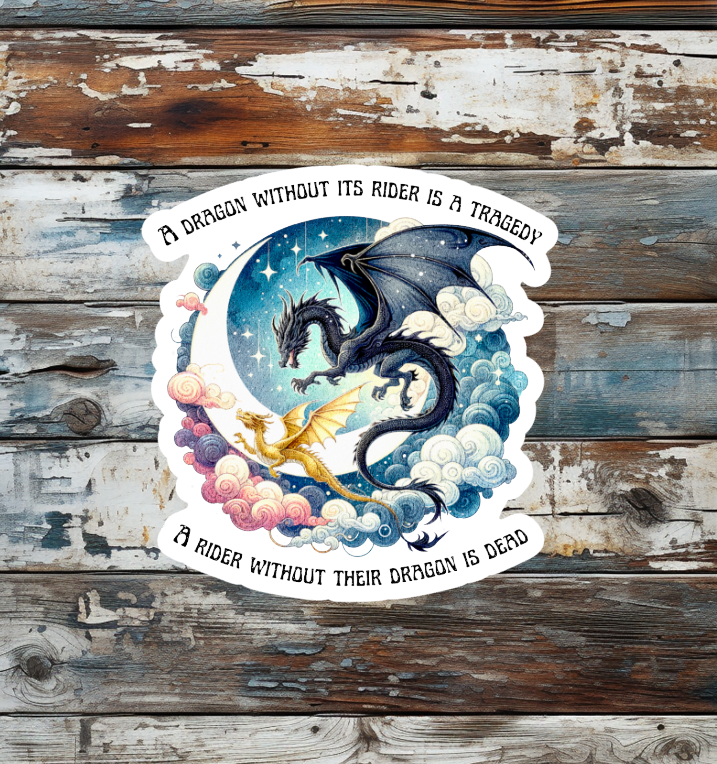 Dragon Rider/Tragedy Sticker