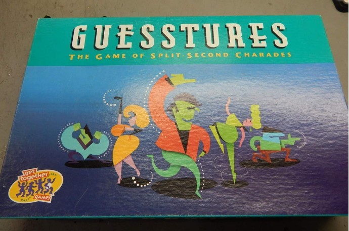 Guesstures - The Game of Split-Second Charades First Edition - Pre-owned Vintage