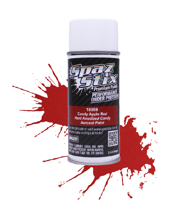 Candy Apple Red Hard Anodized Candy Aerosol Paint 3.5oz 15059