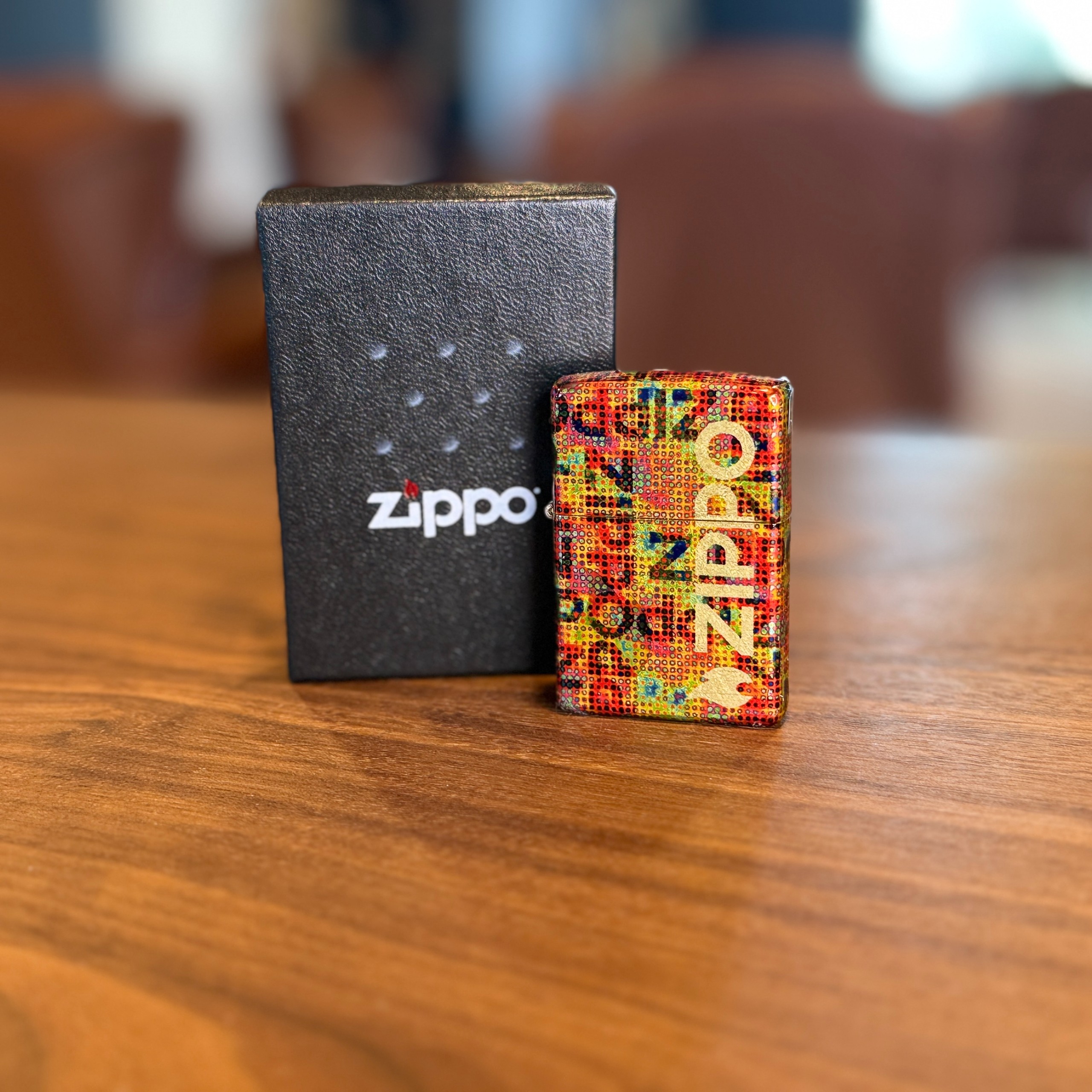 Zippo - Pixel Fusion 540 Tumbled Brass