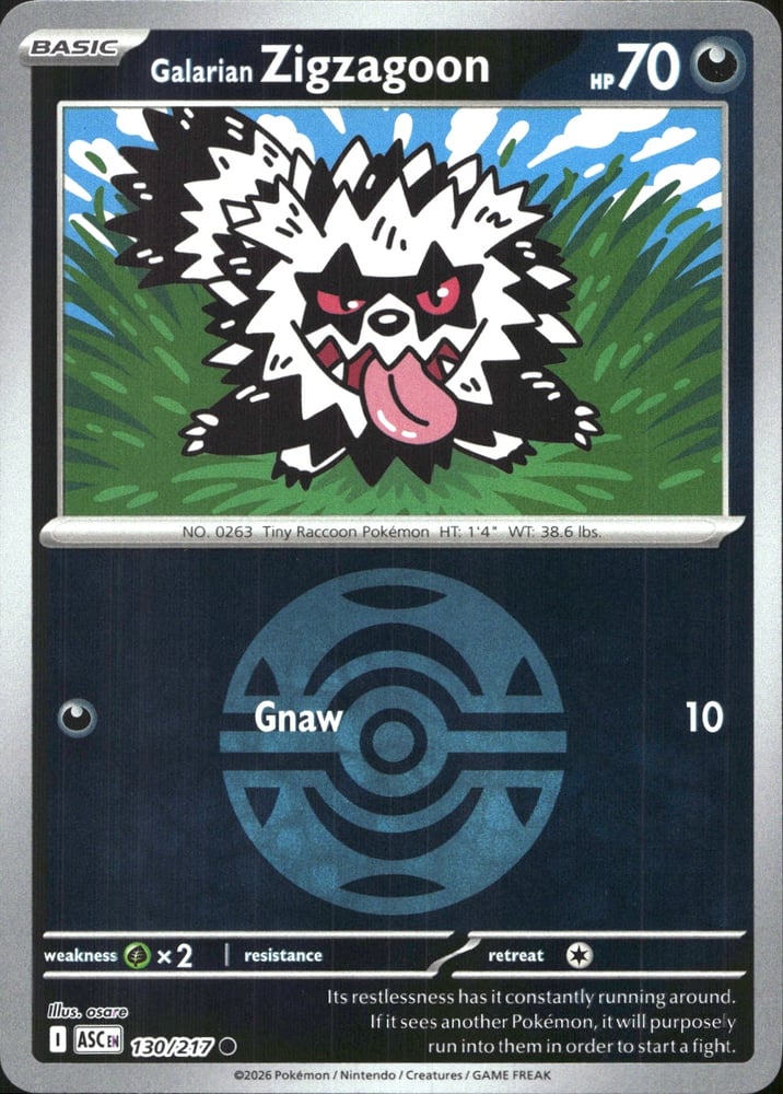 Galarian Zigzagoon - ME02.5 130/217