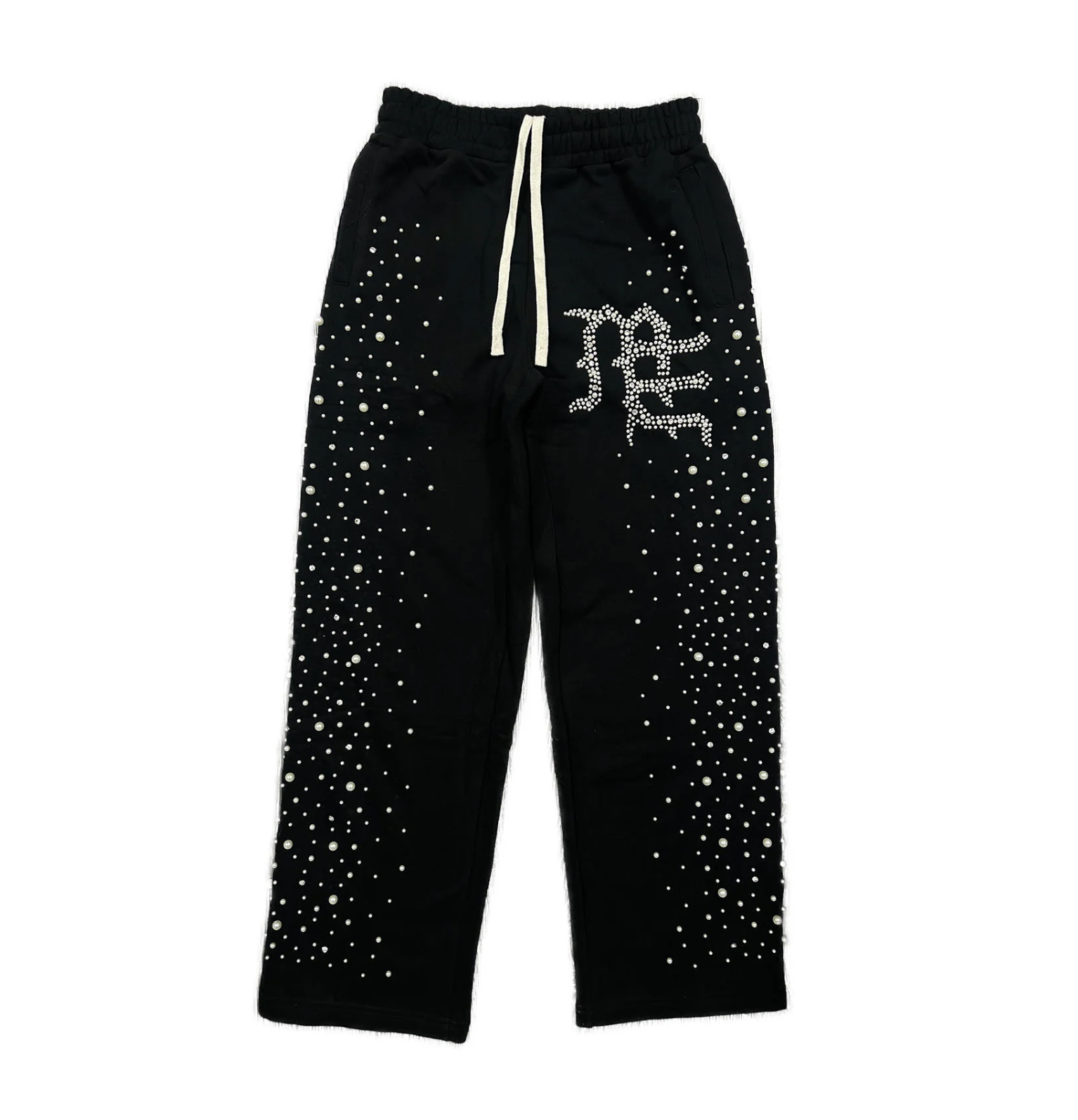 ECLIPSE BLACK RHINESTONE SWEATS