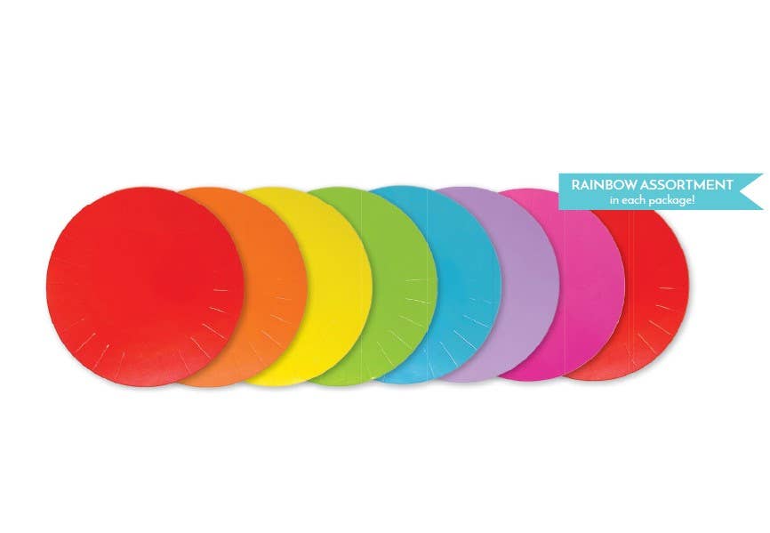 Rainbow Paper Plate