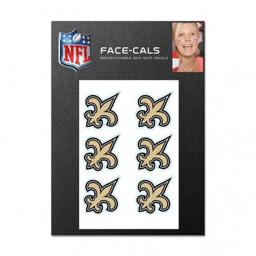 New Orleans Saints Face Cals Tattoos