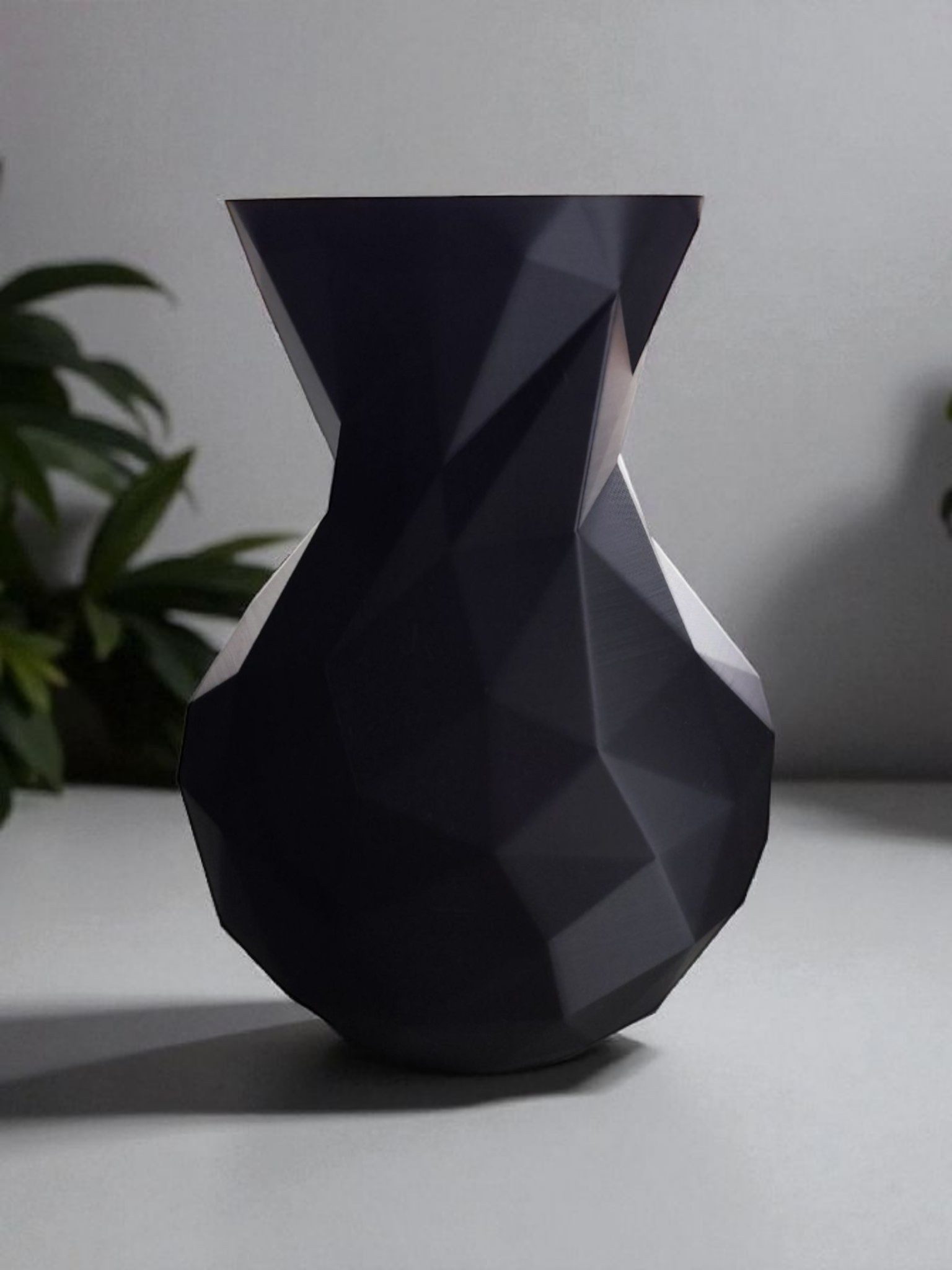 Minimalist low poly Vase