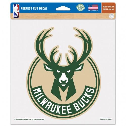 Milwaukee Bucks Perfect Cut Decal 8x8"