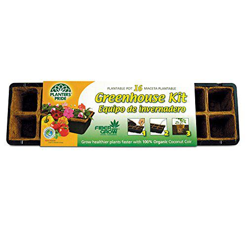 PlantBest 16 Coir Pot Greenhouse Kit