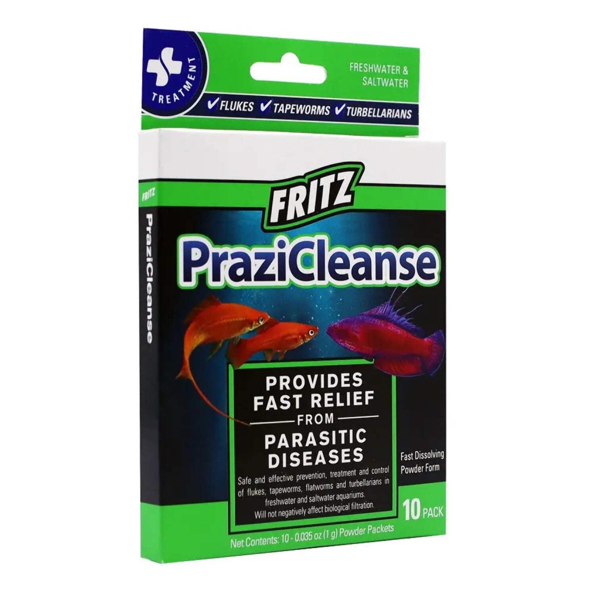 Fritz Aquatics Prazicleanse Prazi Treatment for Aquarium Fish