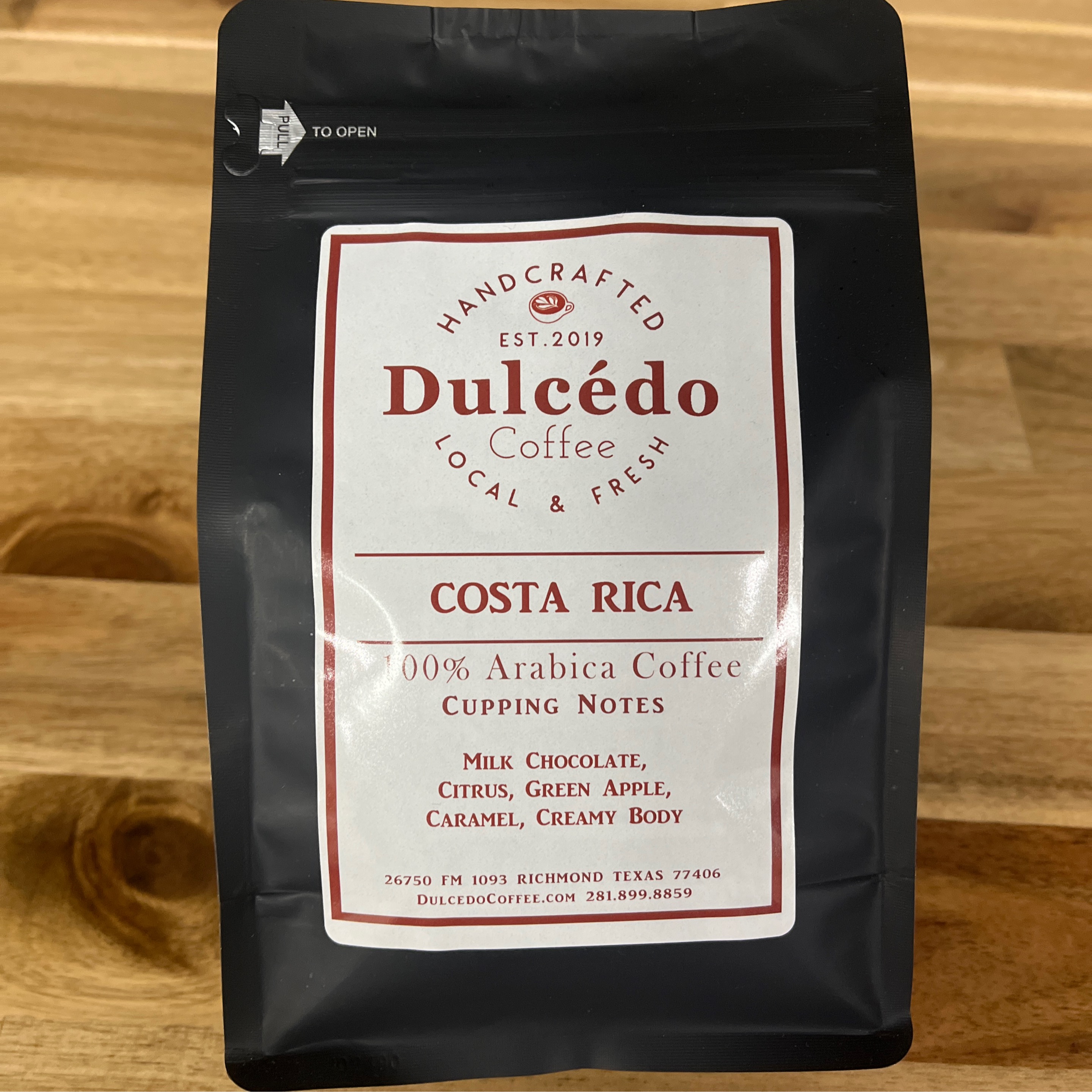 Coffee Retail Bag: Costa Rica