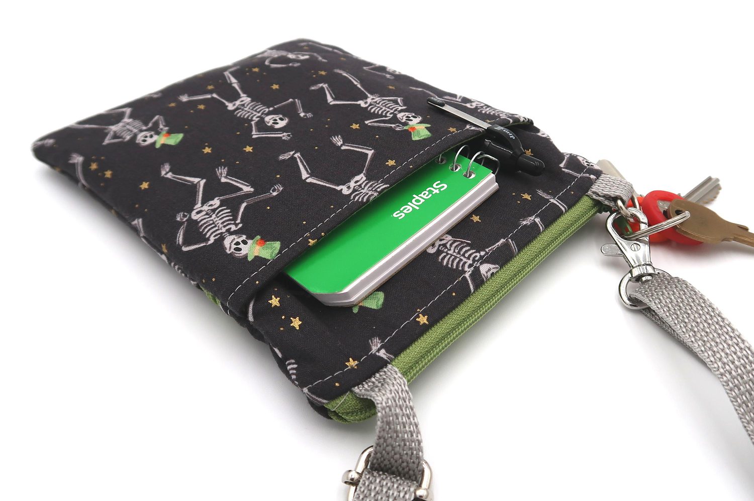 Small Crossbody Bag – Dancing Skeletons, photo 2 of 6