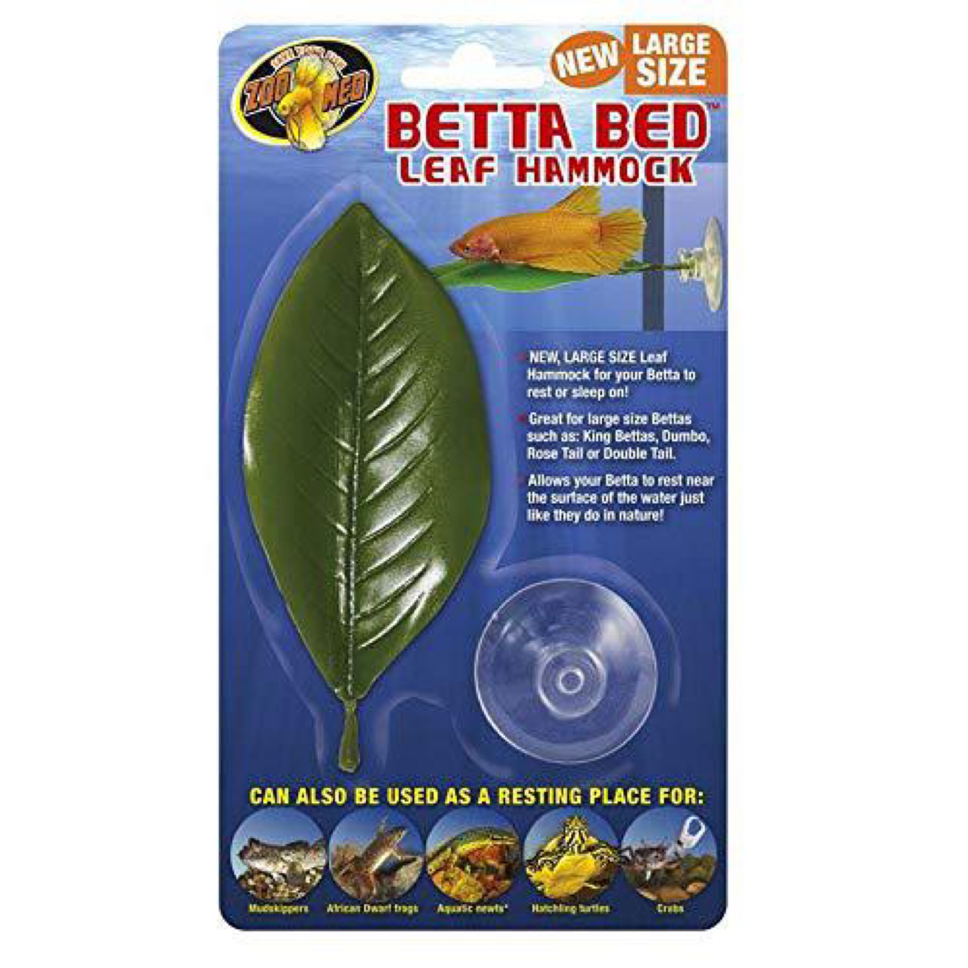 Zoo Med Betta Leaf Hammock Fish Bed