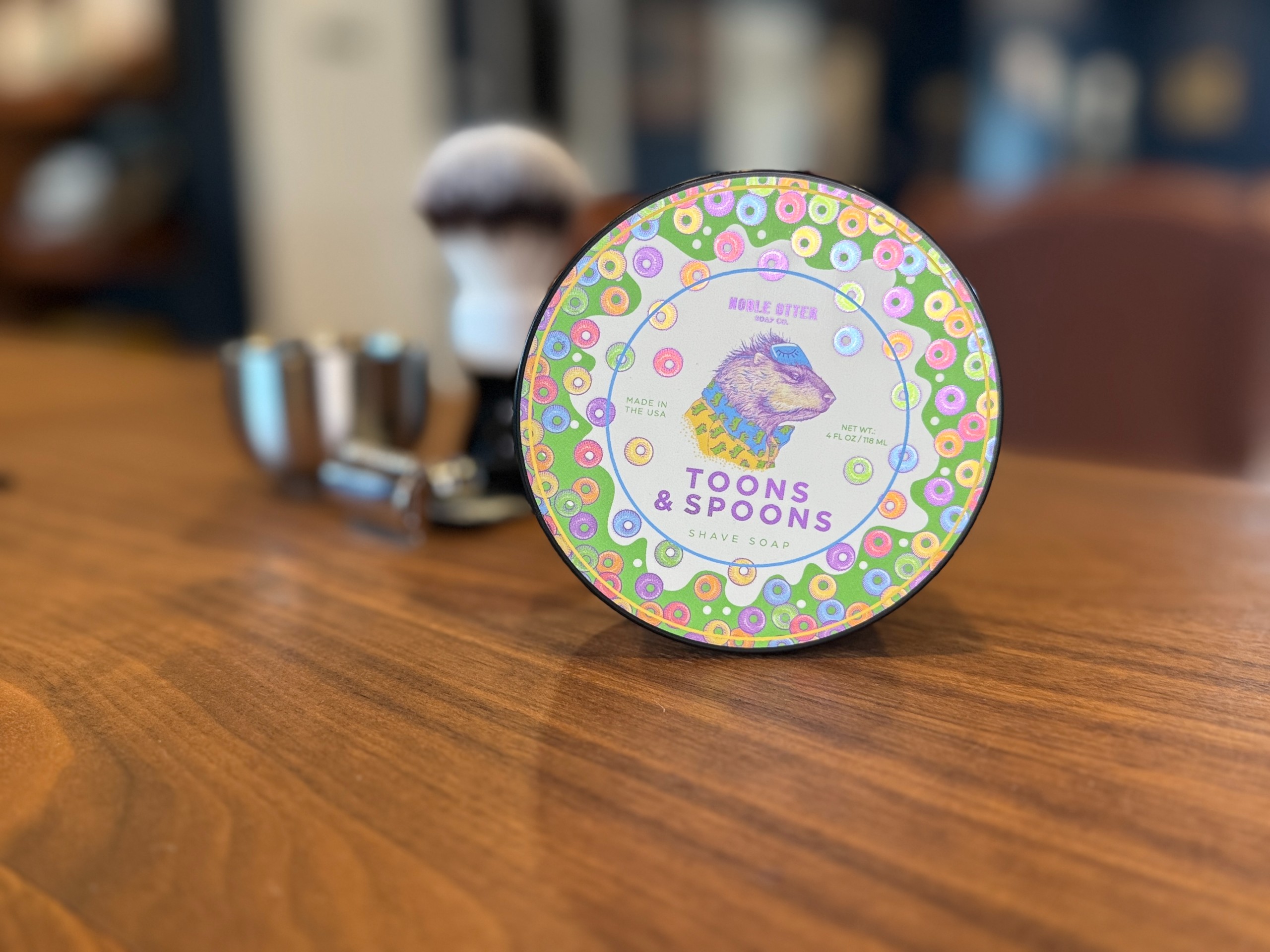 Noble Otter Soap Co. - Toons & Spoons Shave Soap