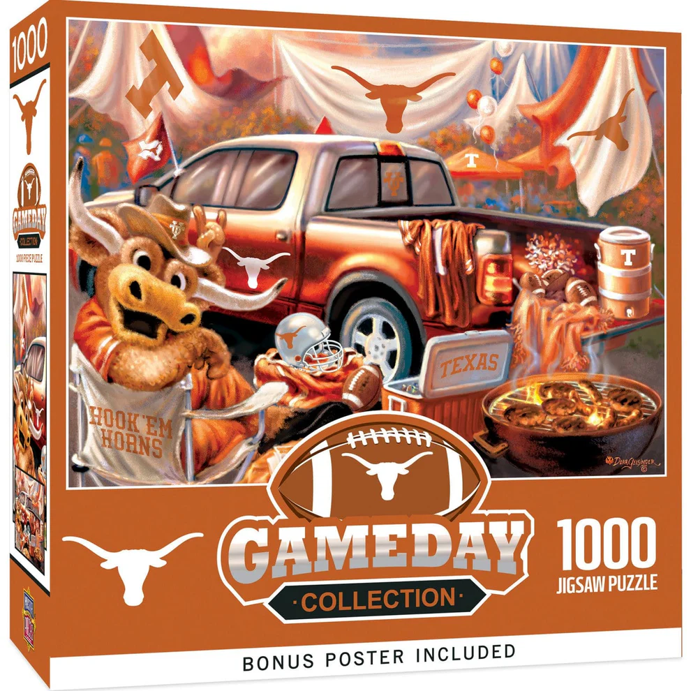 Texas Longhorns 1000 Piece Gameday Design Puzzle