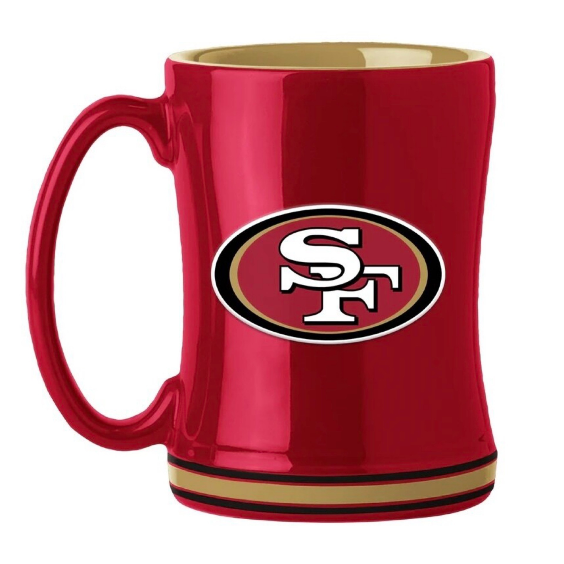 San Francisco 49ers Sculpted Coffee Mug 14oz
