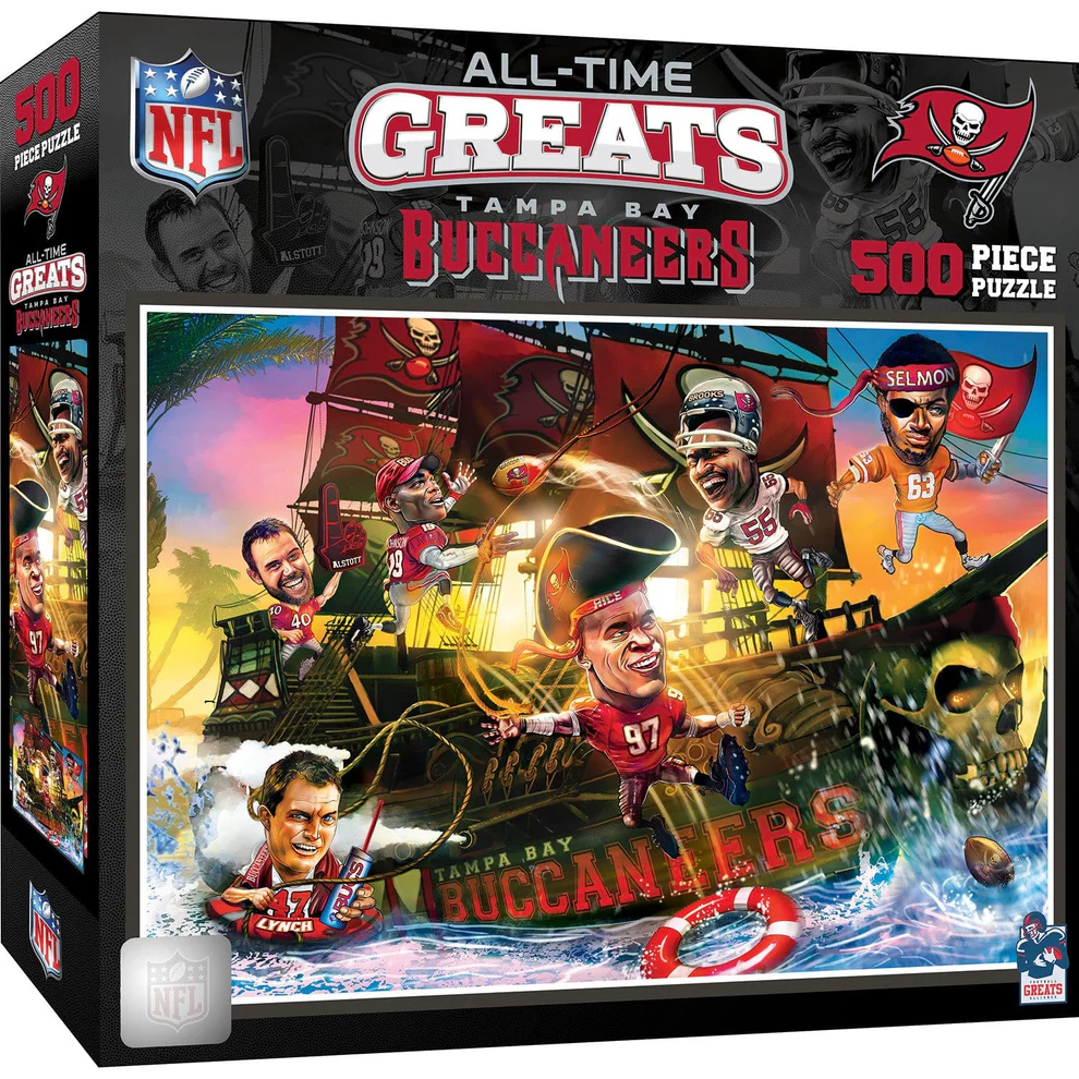 Tampa Bay Buccaneers All-Time Greats Puzzle 500ct