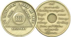 M31 Medallion Bronze 31 Year