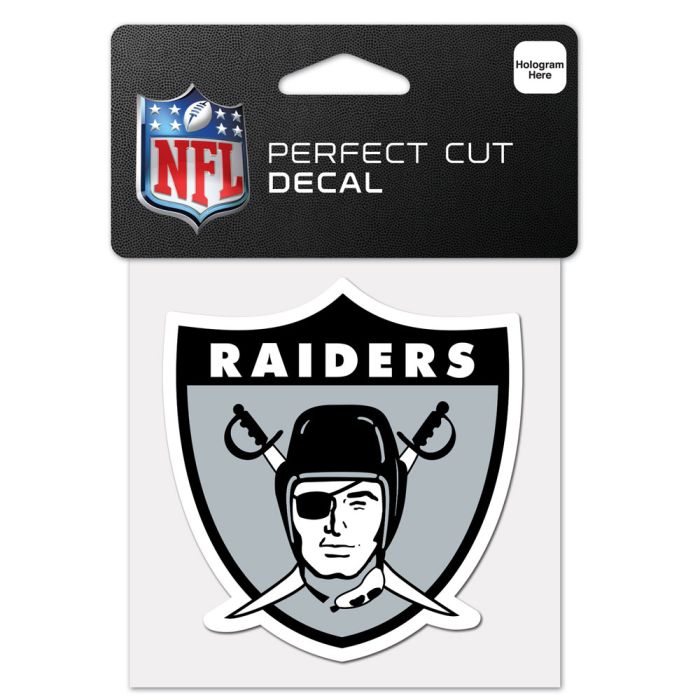 Las Vegas Raiders Retro Perfect Cut Decal 4x4"
