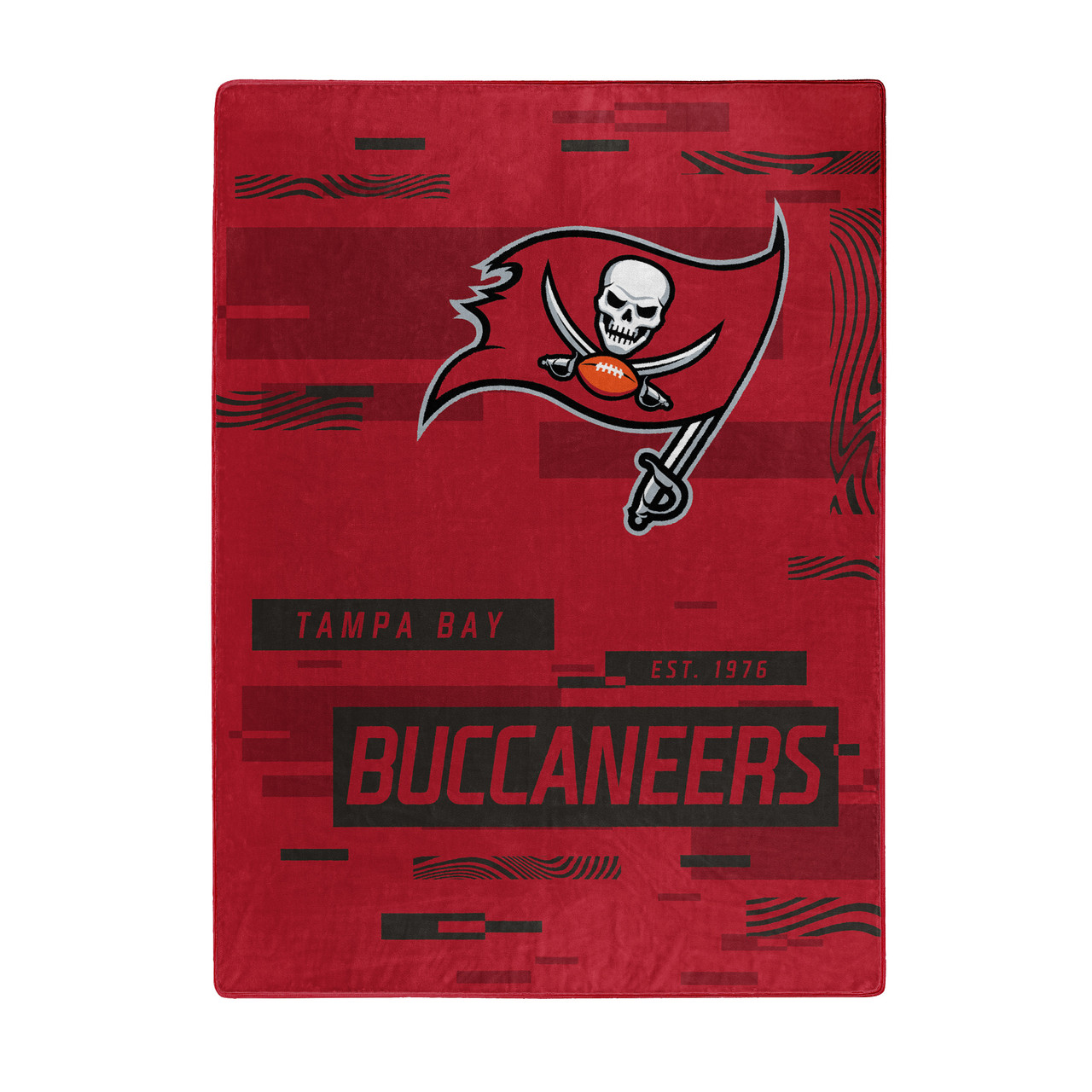 Tampa Bay Buccaneers Digital Design Raschel Blanket 60x80"