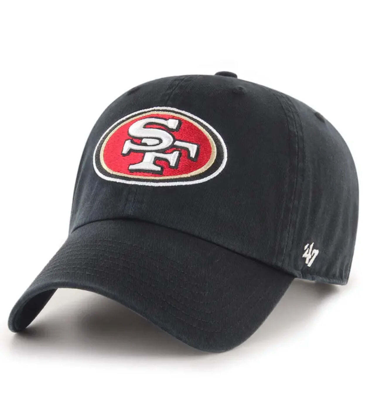 San Francisco 49ers Black Cleanup '47 Brand Adjustable Hat