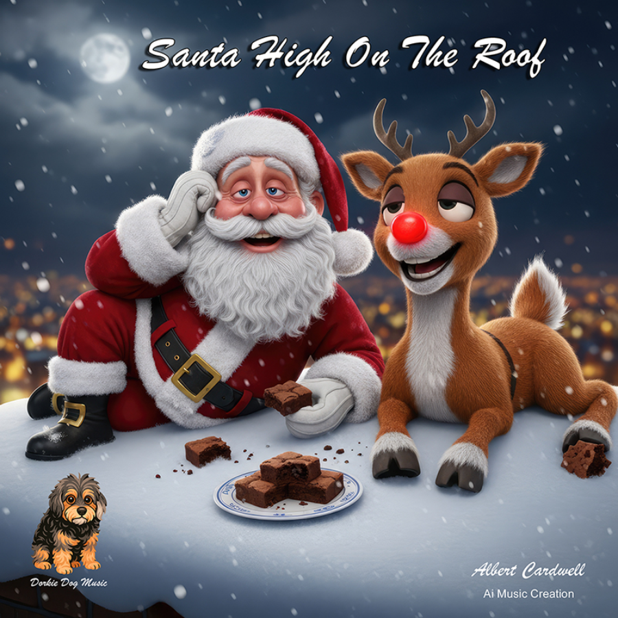 Santa High On The Roof MP3 by Albert Cardwell
