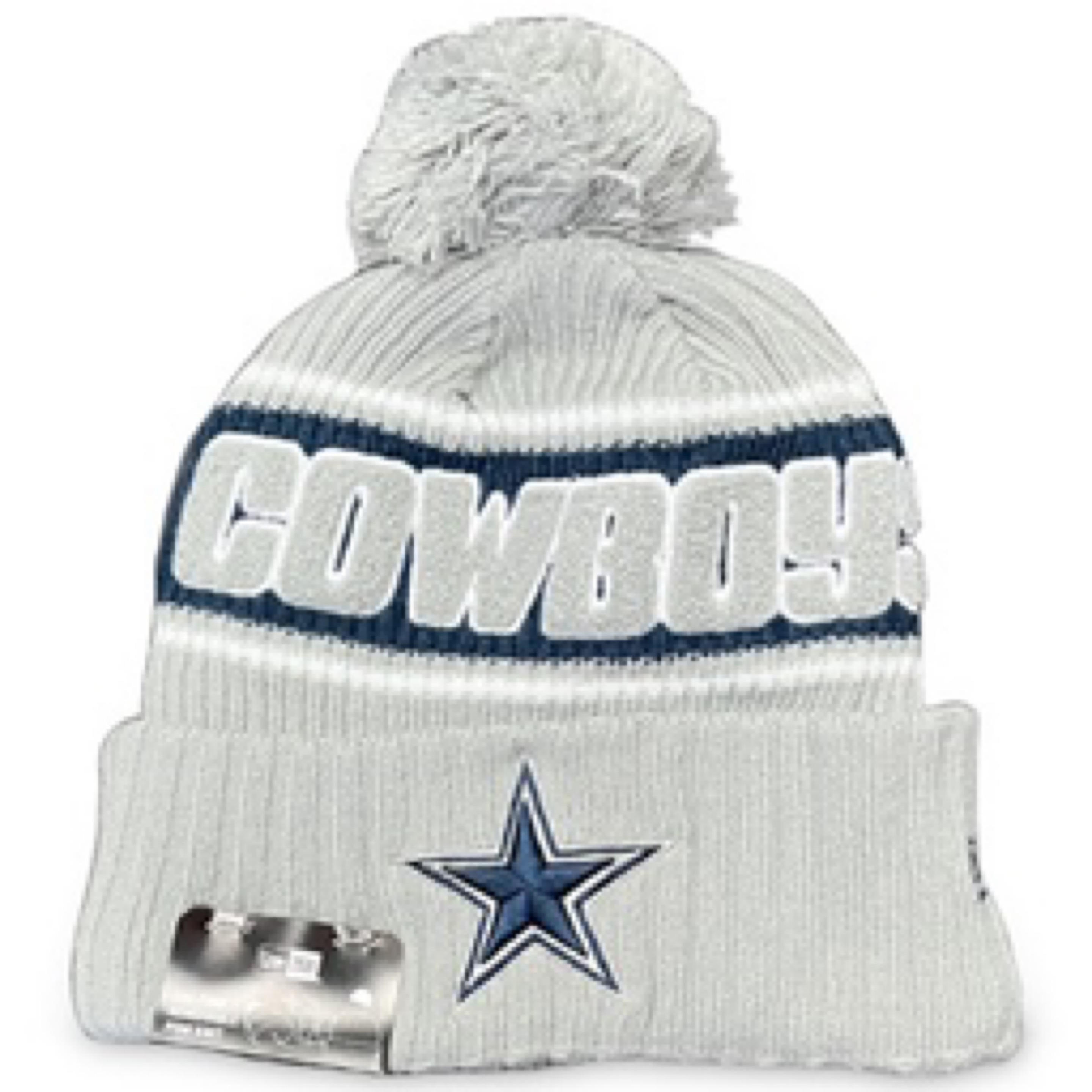 Dallas Cowboys 2024 Grey New Era Sideline Beanie