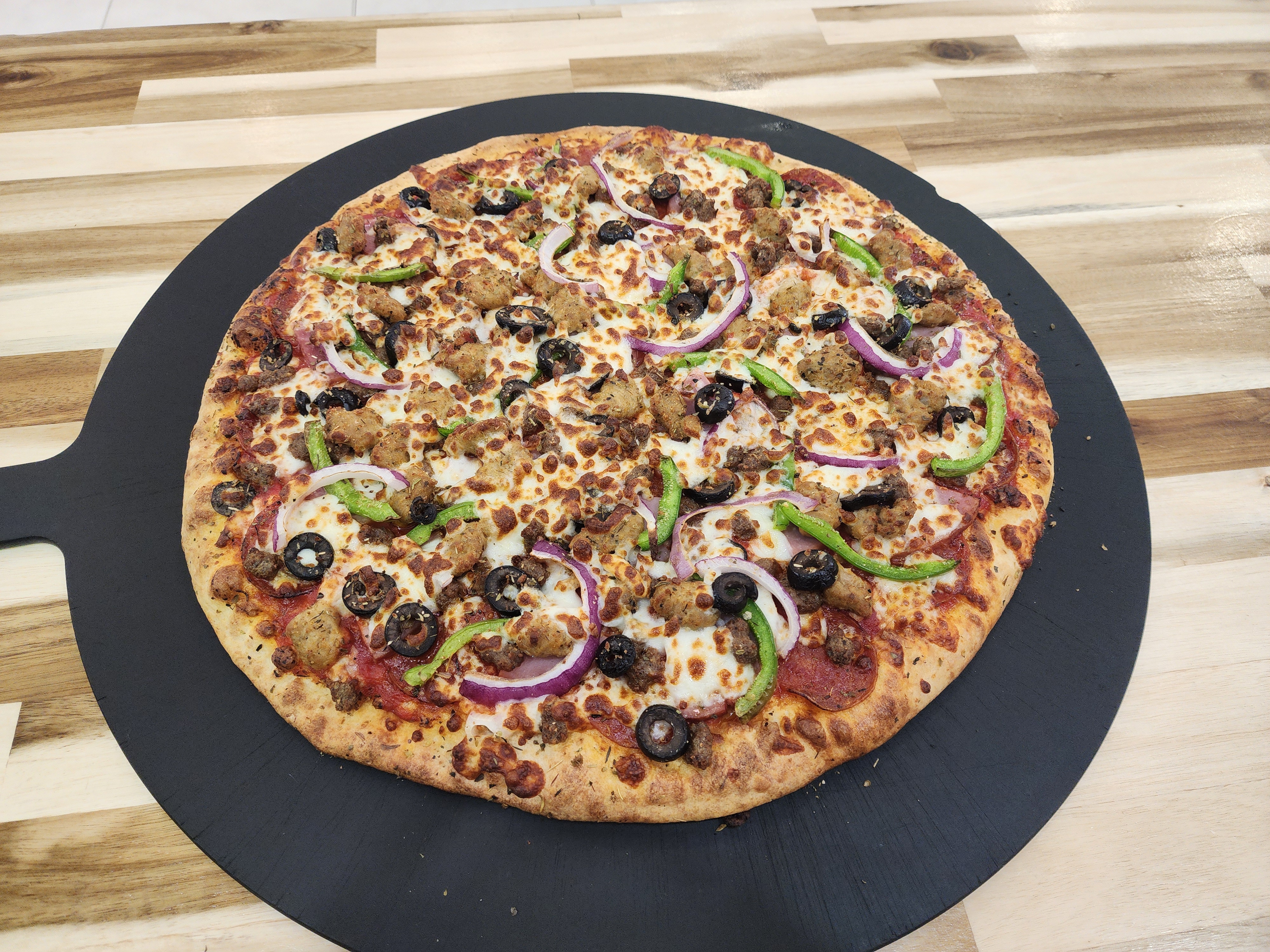 The Works (7 Inch (Personal Pan)) at Dough Boys Pizza - Shreveport in Shreveport, LA 71104 | YourMenu® Online Ordering