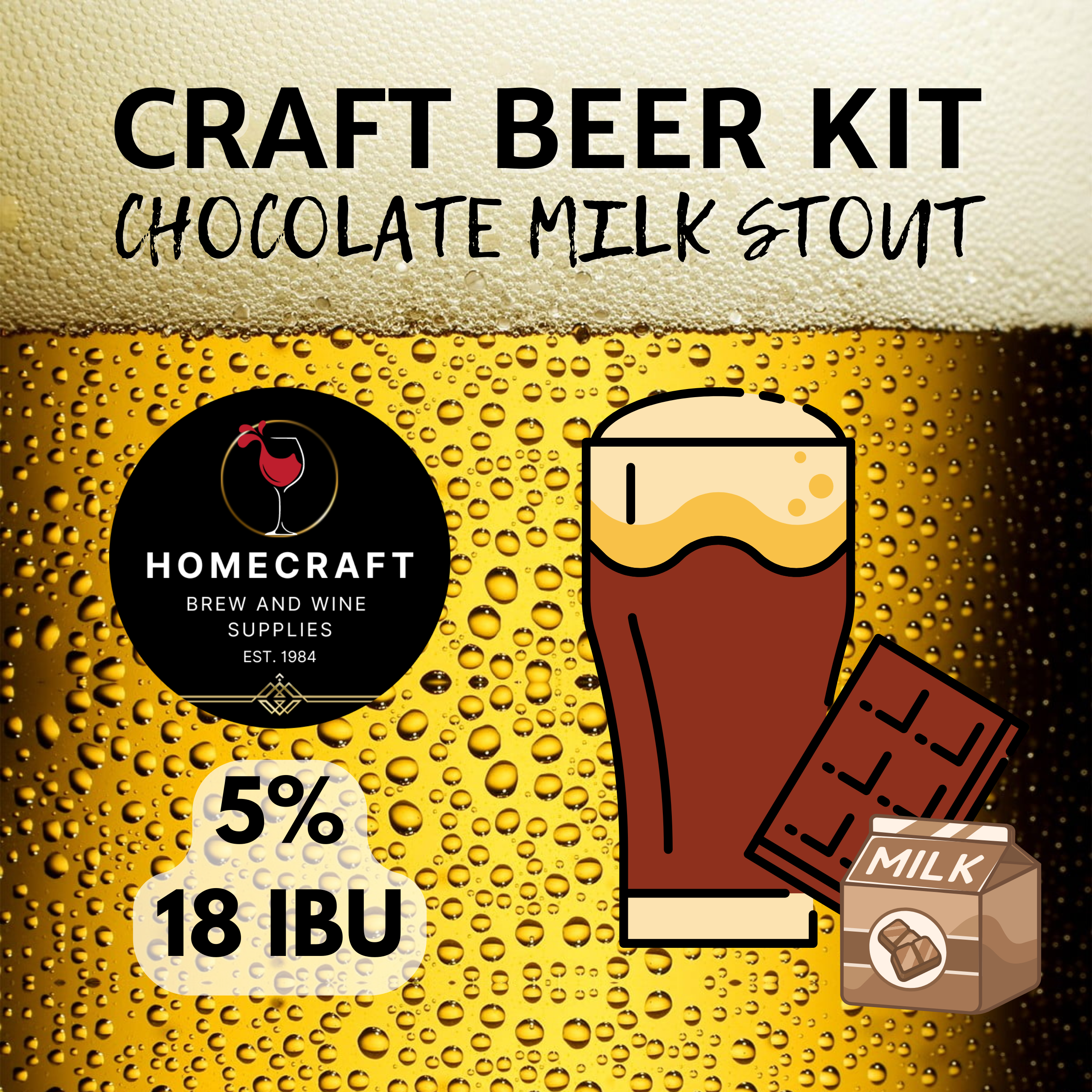 Chocolate Milk Stout 23L