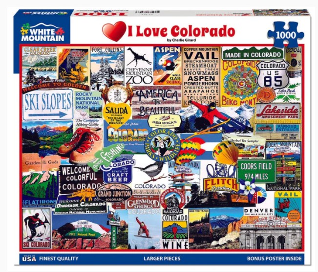 I Love Colorado Puzzle