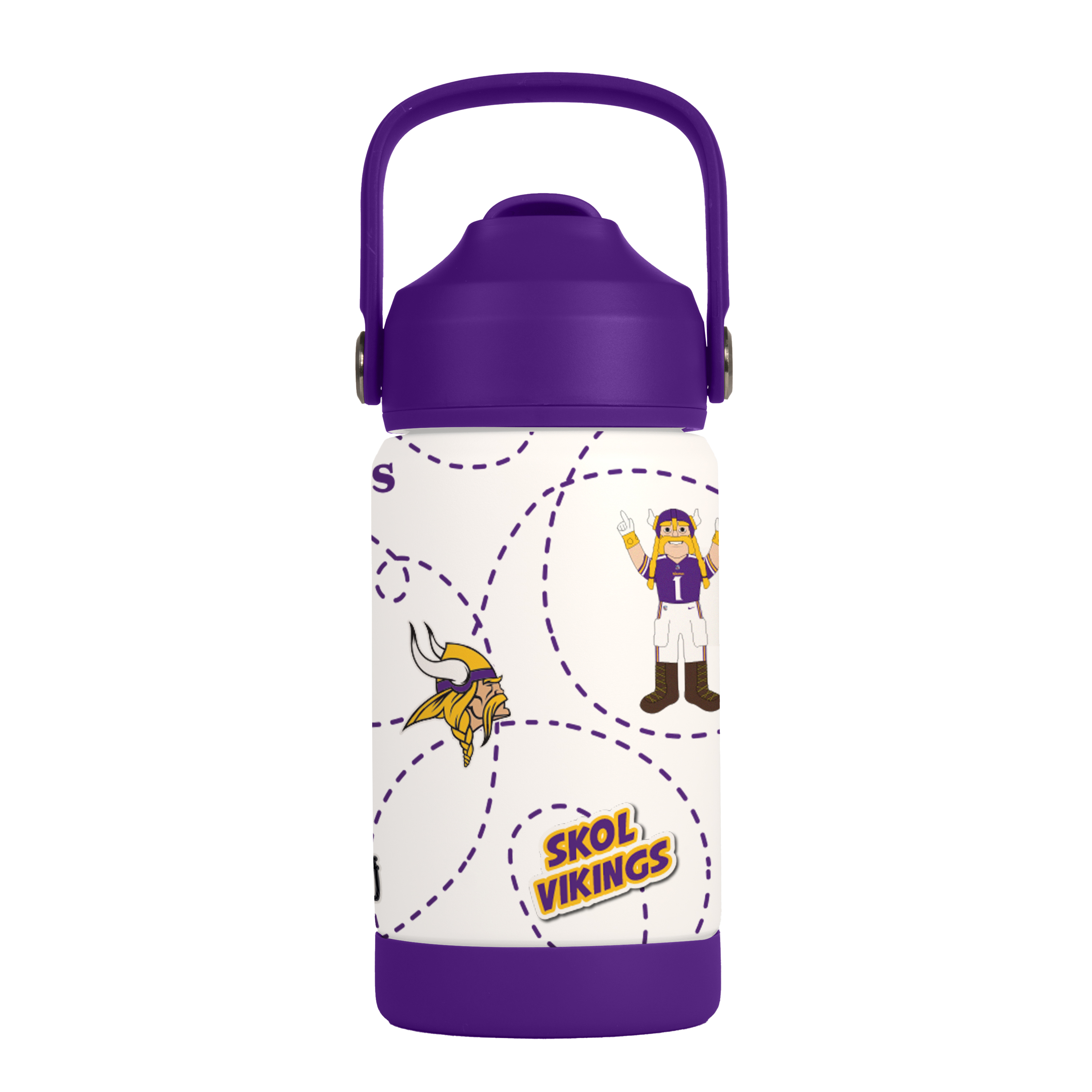 Minnesota Vikings Kids Stainless Steel Mascot Bottle 12oz