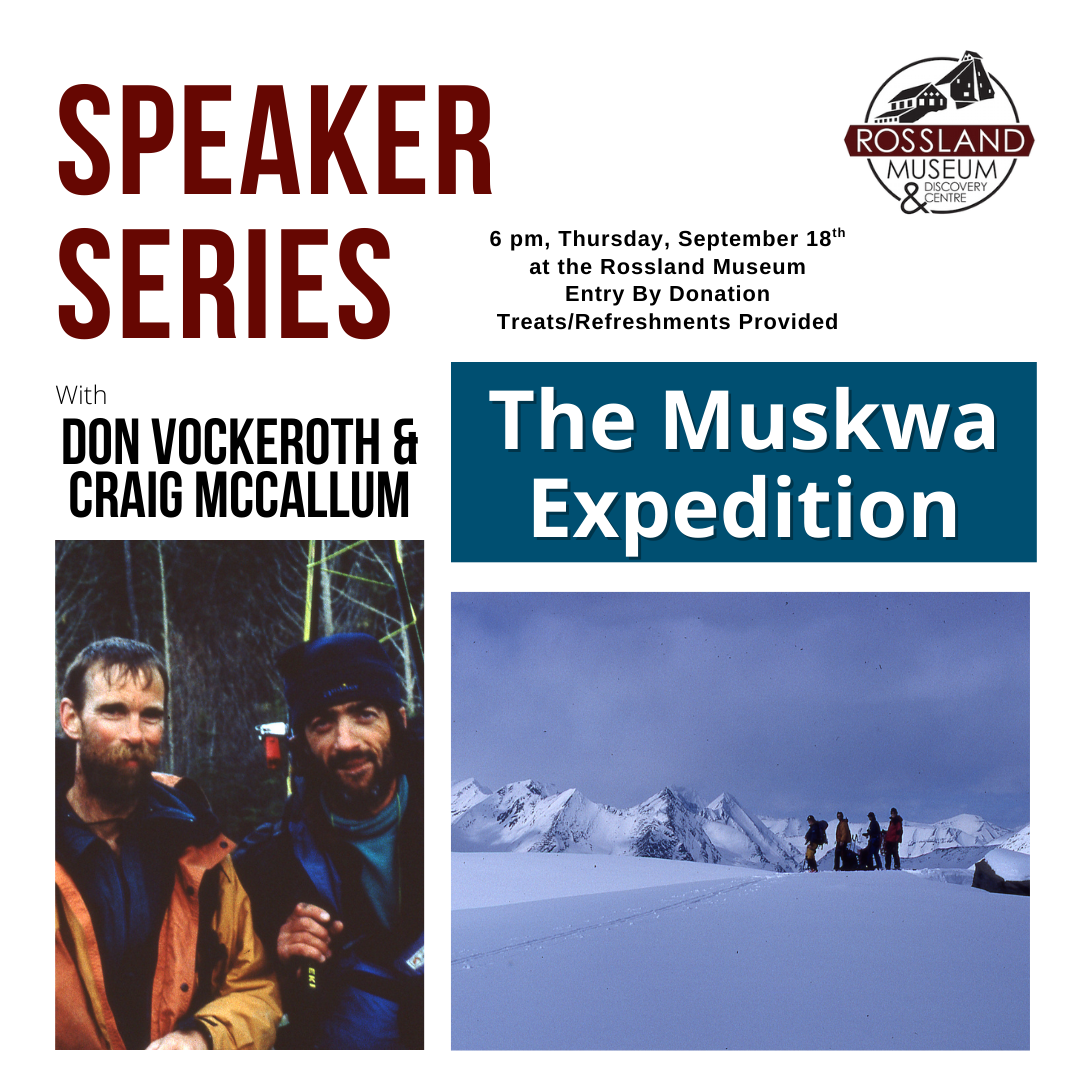 September Speaker Series with Don Vockeroth & Craig McCallum: The Muskwa Expedition