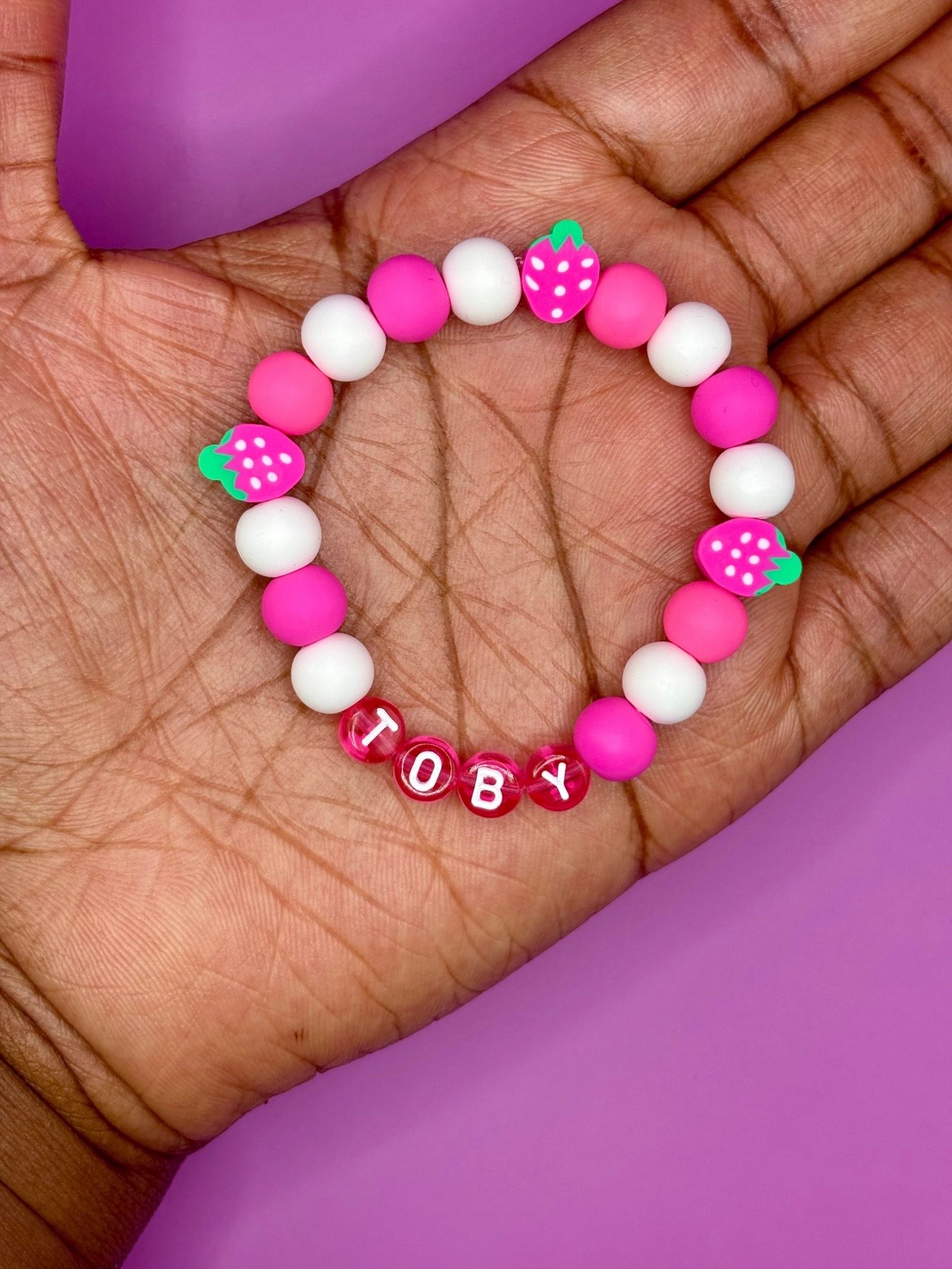 Berry Sweet Personalised Bracelet view 5