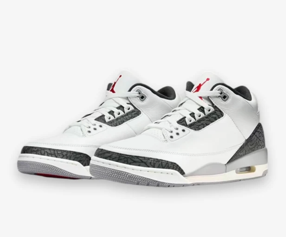 Air Jordan 3 Retro for men in white 11.5