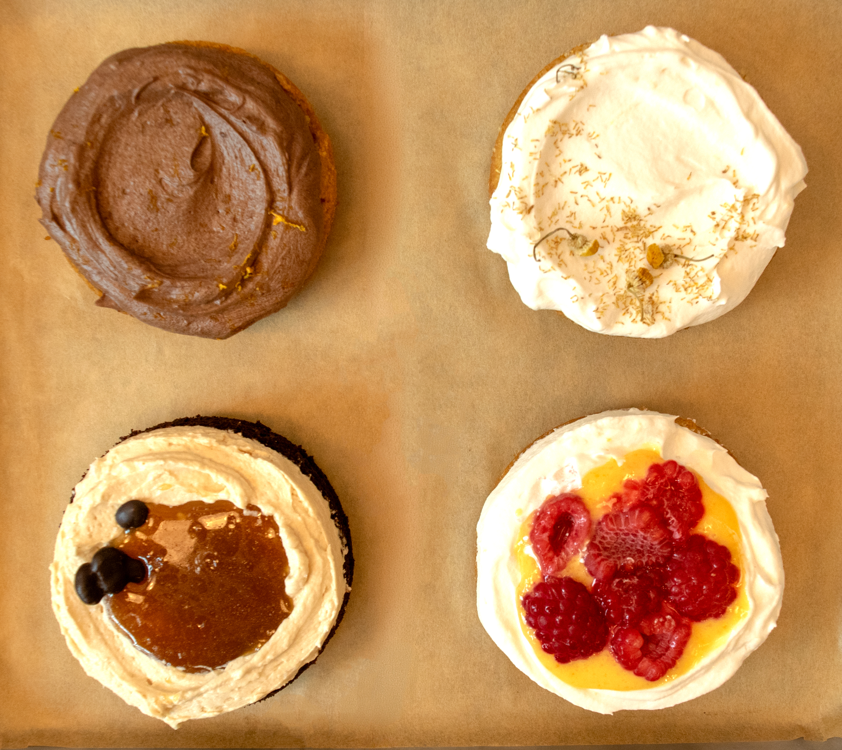 Four Cake Sampler