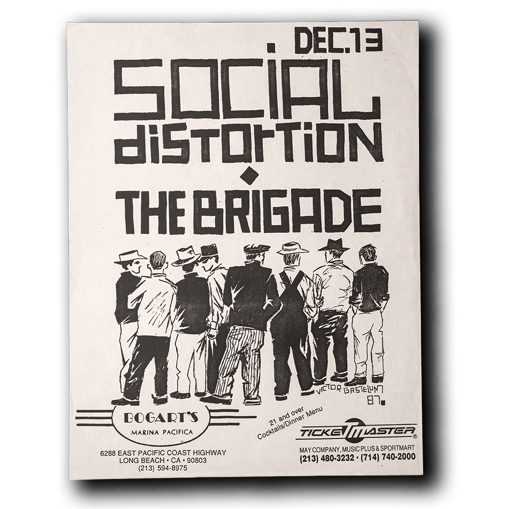 Social Distortion -- circa 1987 [Handbill]