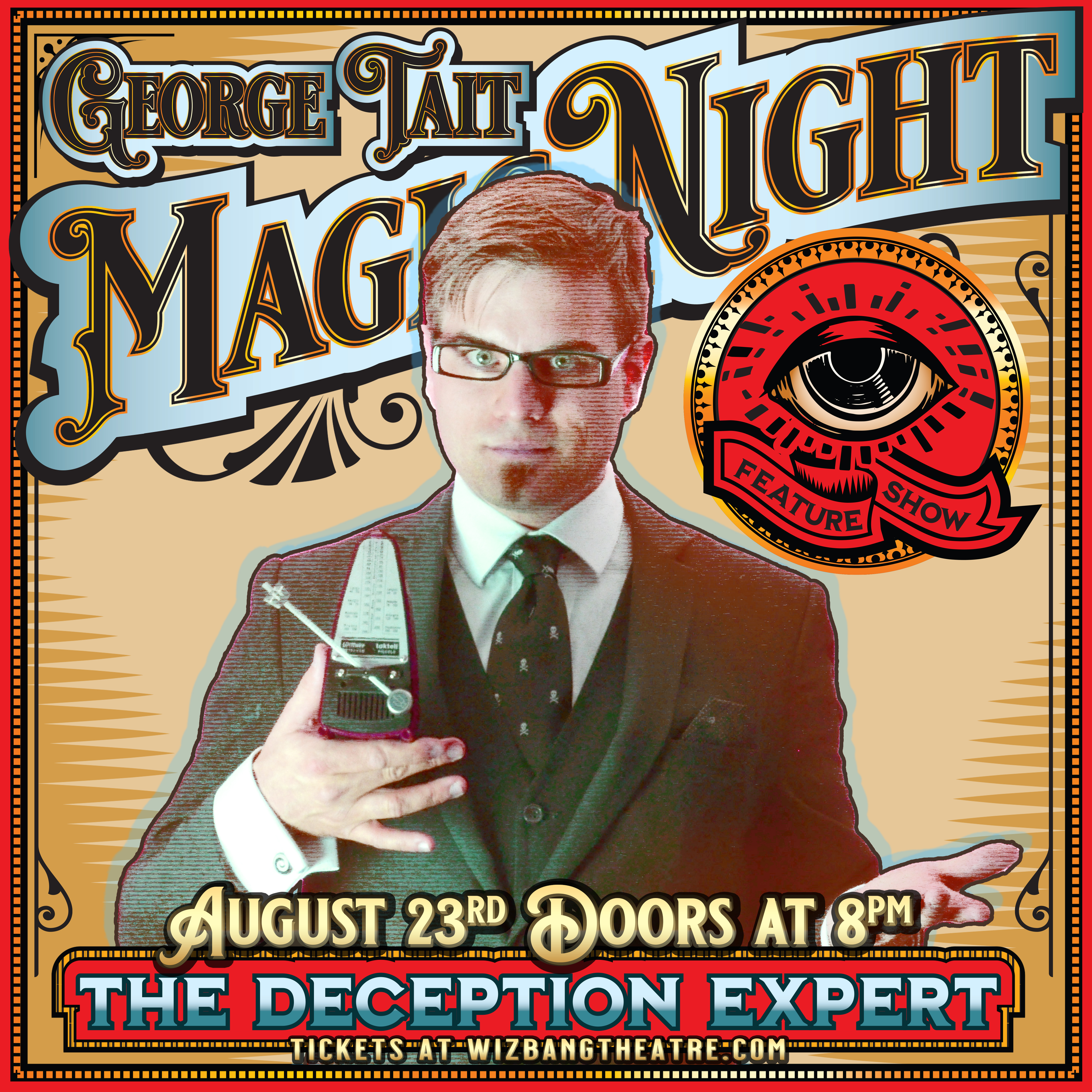 August 23rd "MAGIC NIGHT Feature Show George Tait