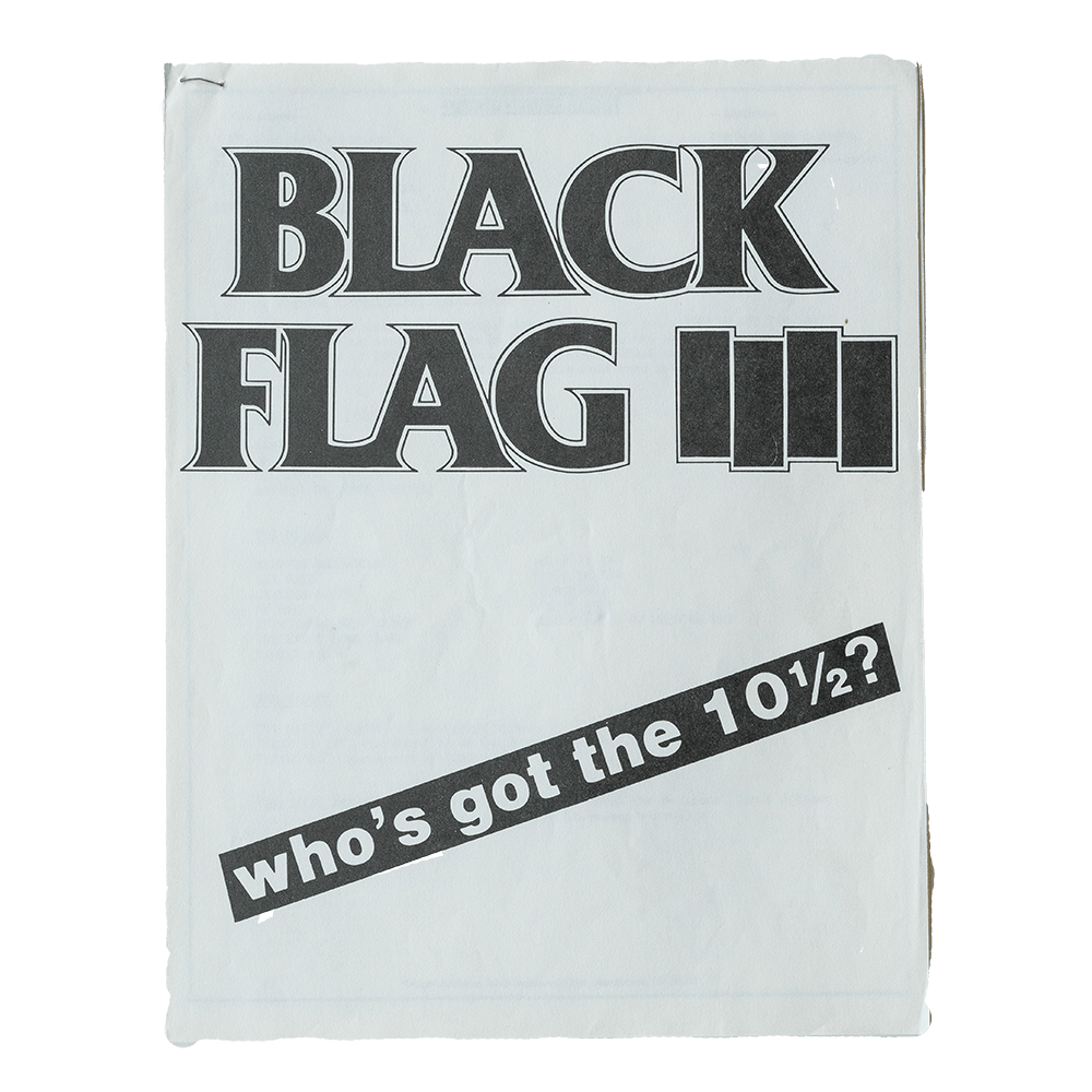 Black Flag -- [Press Kit]