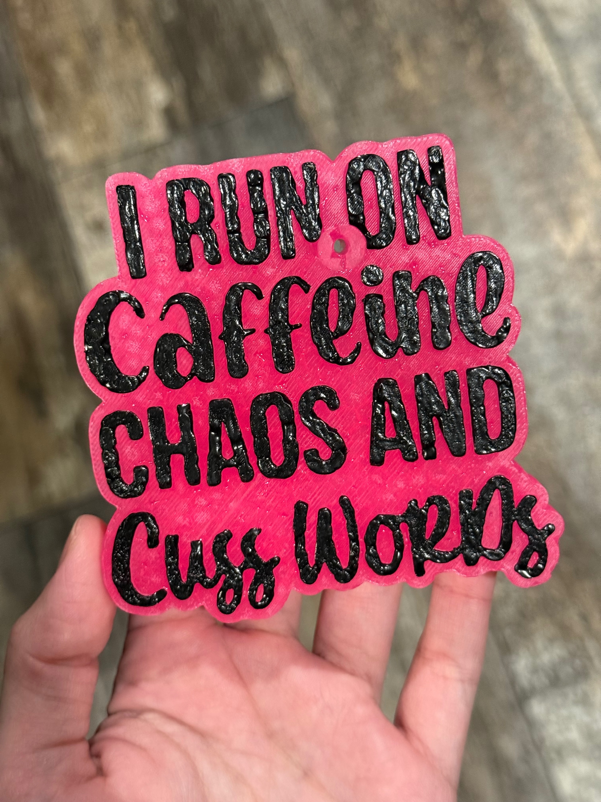 Caffeine & Chaos Freshie