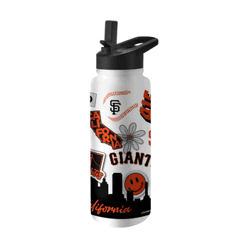San Francisco Giants Native Quencher Stainless Steel Water Bottle 34oz