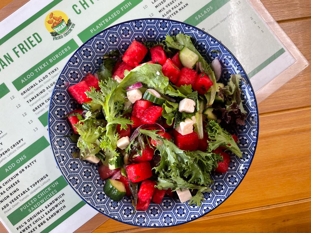 Watermelon Feta Mint Salad