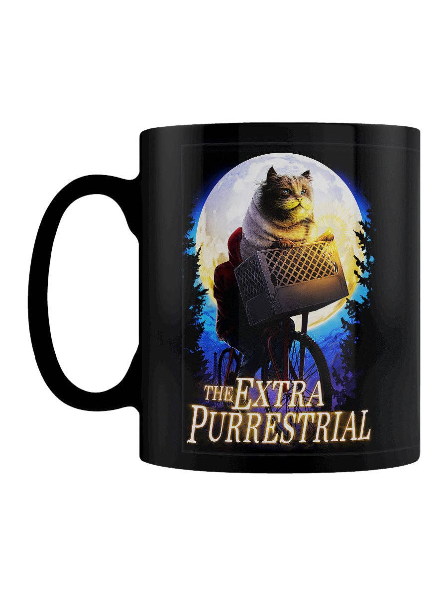 Grindstore - Horror Cats The Extra Purrestrial Black Mug