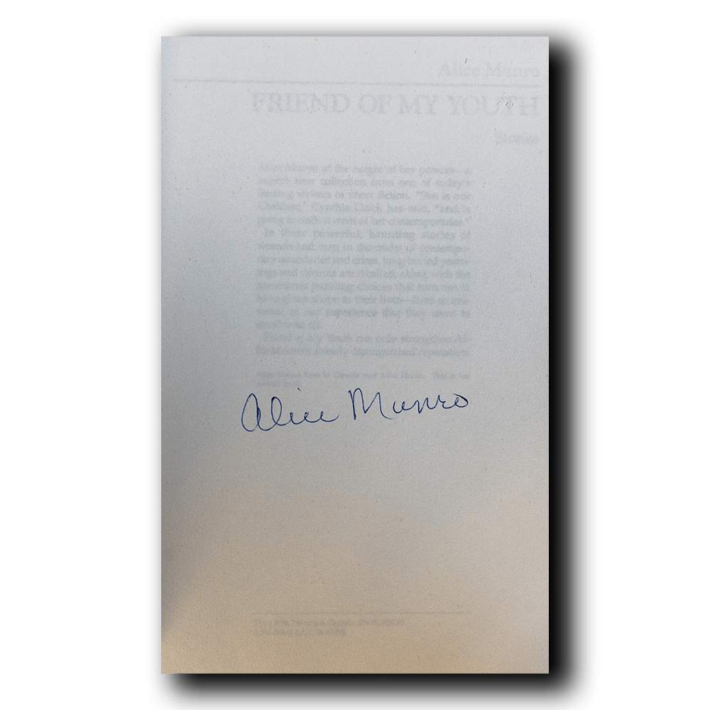 Munro, Alice -- Friend of my Youth [Book]