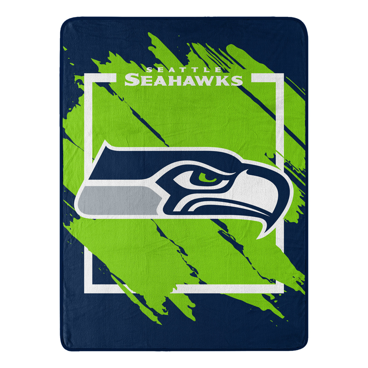 Seattle Seahawks Micro Raschel Dimensional Design Blanket
