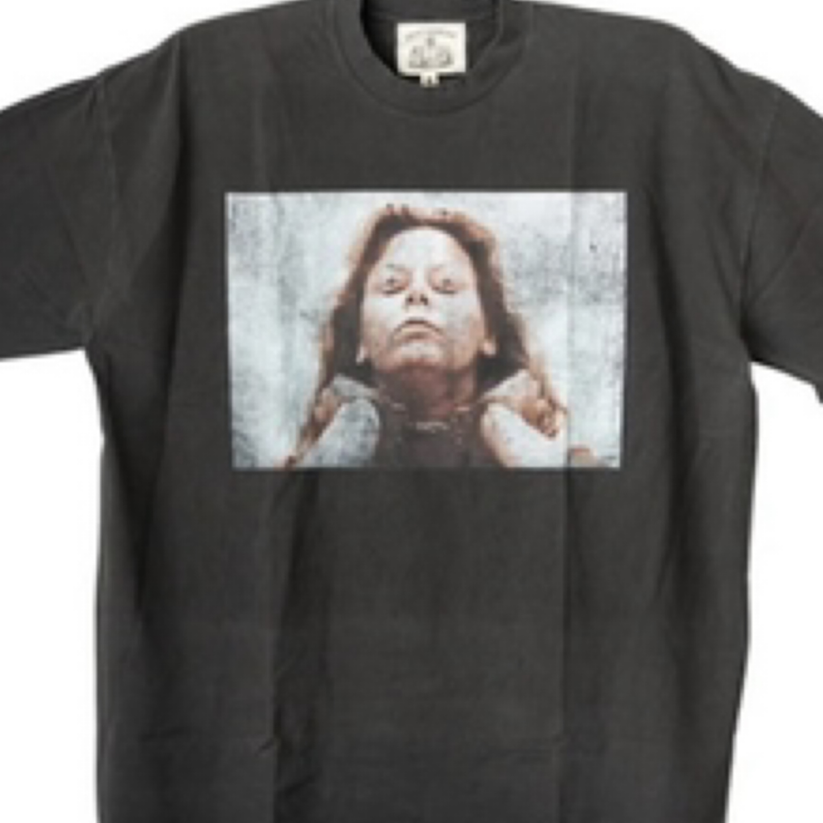 Vertabrae Aileen Short Sleeve Tee Shirt Black