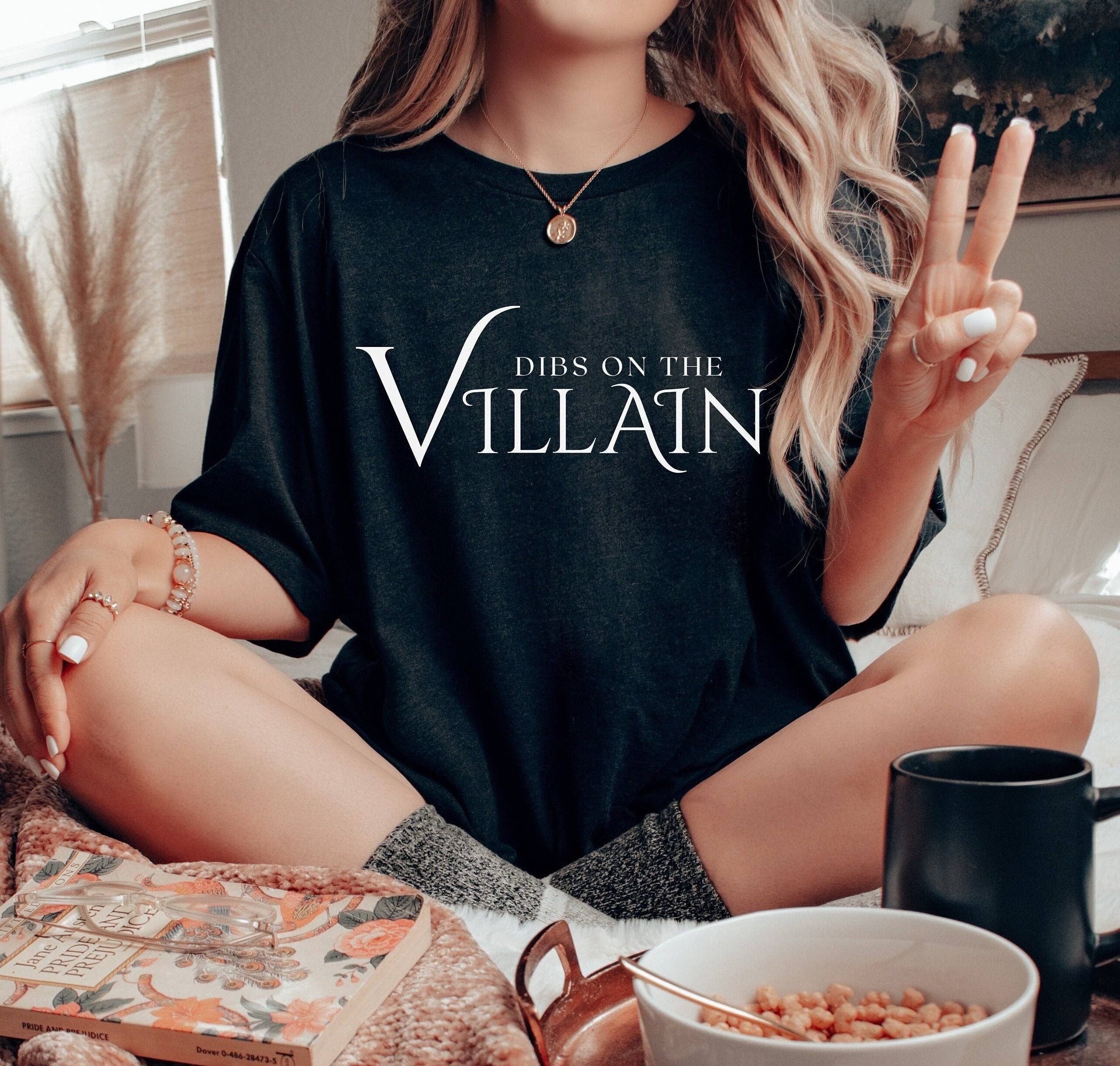 L Villain Lover T-Shirt: Black, L